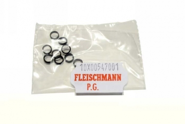 Fleischmann 547001 10x Haftreifen D-5,5 B-1,3 mm in N Ersatzteil Fabrikneu 
