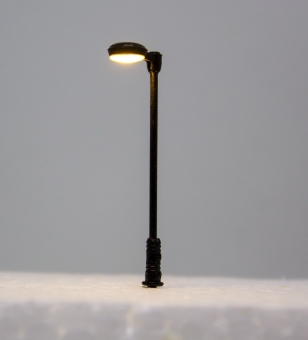 3x Lampe Laterne LED 12V warmweiss Metall mit Widerständen Spur Z Neu 
