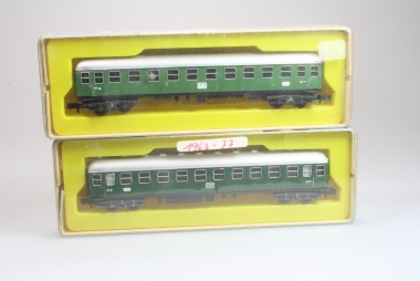 Arnold 0341 2x Personenwagen DB Spur N Originalverpackung 