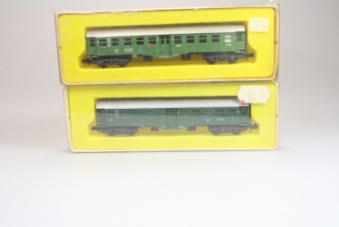 Arnold 0314+0316 2x Umbauwagen Personenwagen DB Spur N Originalverpackung 