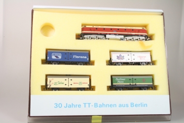 Berliner TT Bahnen 1620 Zugset 30 Jahre  BTTB 1958-1988 5-teilig unbespielt OVP 