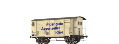 Brawa 47884 gedeckter Güterwagen Gklm SBB Appenzeller in H0 AC Achsen Fabrikneu 