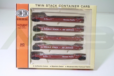 Con-Cor 0001-001952 Twin Stack Container Cars SP Spur H0 unbespielt OVP 