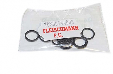 Fleischmann 544008 10x Haftreifen D-9,9mm B-1,3mm H0 Ersatzteil Fabrikneu 