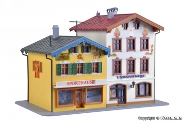 Kibri 38820 Sporthaus und Souvenir-Shop in Tölz in H0 Bausatz Fabrikneu 