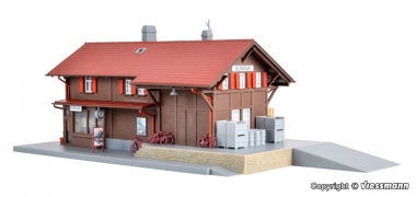 Kibri 39519 Bahnhof Surava inkl. Hausbeleuchtungs- Startset H0 Bausatz Fabrikneu 