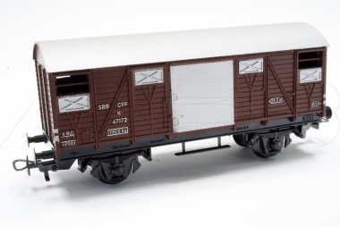 Kleinbahn 305 gedeckter Güterwagen SBB Spur H0 neuwertig Originalverpackung 