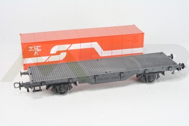 Kleinbahn 314 Containerwagen SBB Spur H0 unbespielt Originalverpackung 