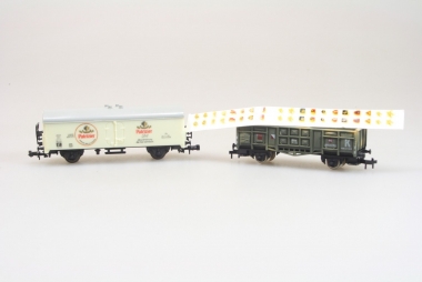 Lima 320480+320632 2x Güterwagen Spur N Originalverpackung 