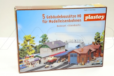 Plastoy (Faller) Bahnhofsset Steinach Spur H0 Bausatz Originalverpackung 