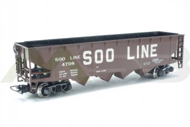 Rivarossi 2306 offener US Güterwagen Hopper SOO LINE Spur H0 unbespielt OVP 