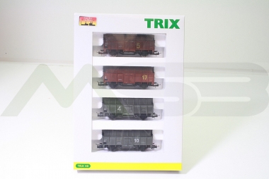 Trix 23937 Wagenset Kokswagen 4-teilig Spur H0 unbespielt Originalverpackung 